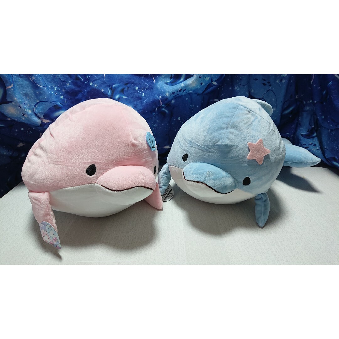 みいるか ゆるいるか BIGぬいぐるみ ピンクイルカ アオイルカの みいるか ゆるいるか BIGぬいぐるみ ピンクイルカ アオイルカの