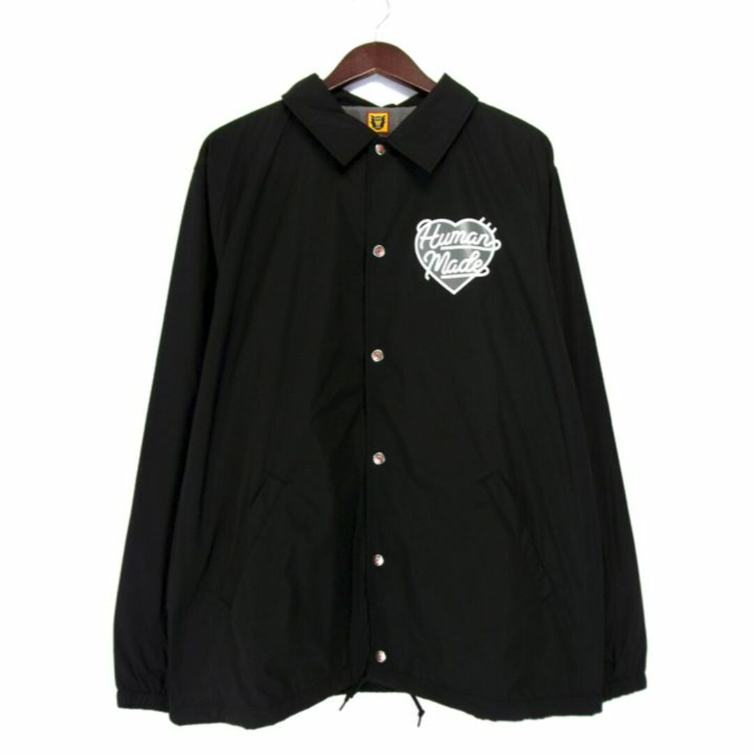 ヒューマンメイド HUMANMADE ■ 23AW 【 COACH JACKET HM26JK002 】 ロゴ プリント ナイロン コーチ ジャケット　n3489