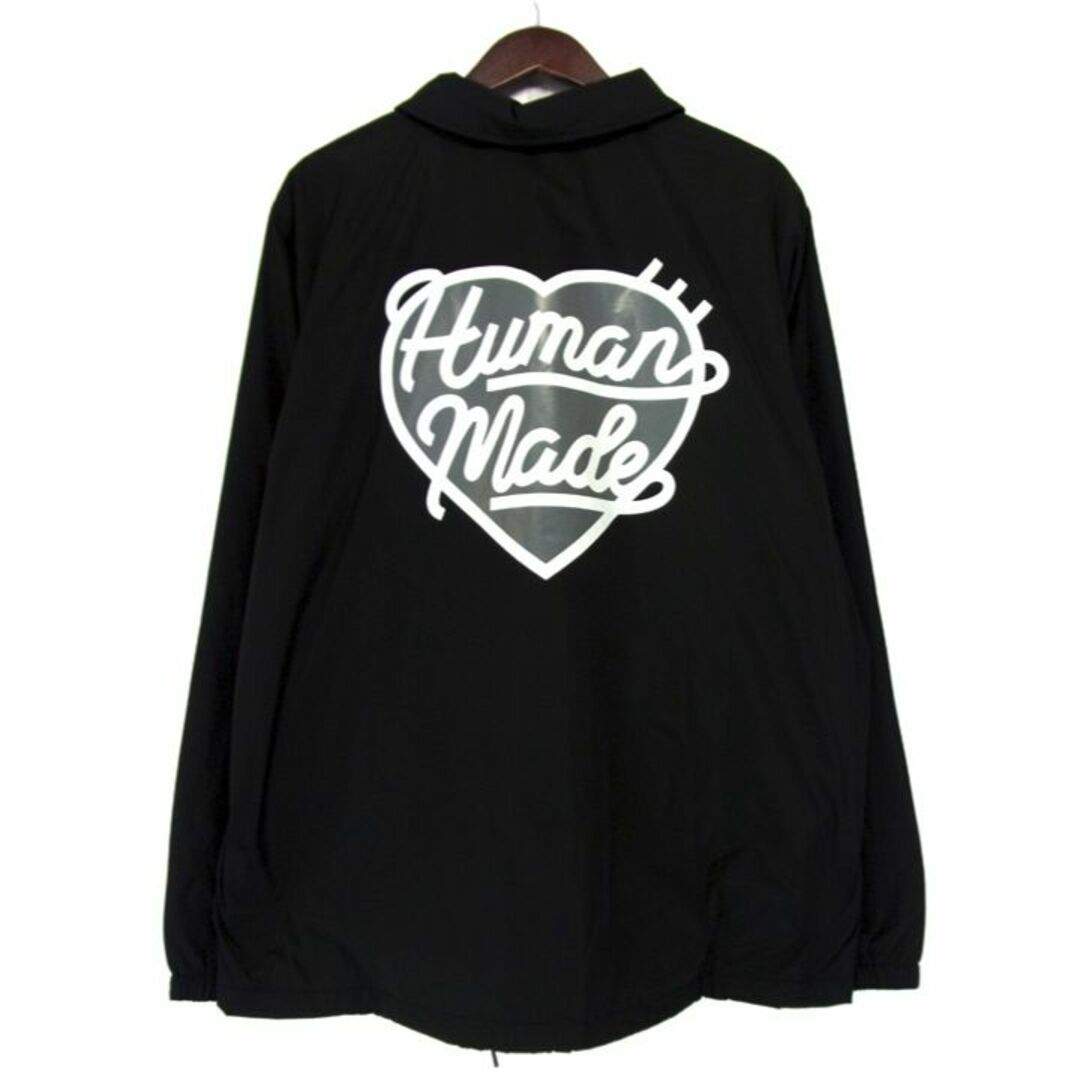 ヒューマンメイド HUMANMADE ■ 23AW 【 COACH JACKET HM26JK002 】 ロゴ プリント ナイロン コーチ ジャケット　 n3489