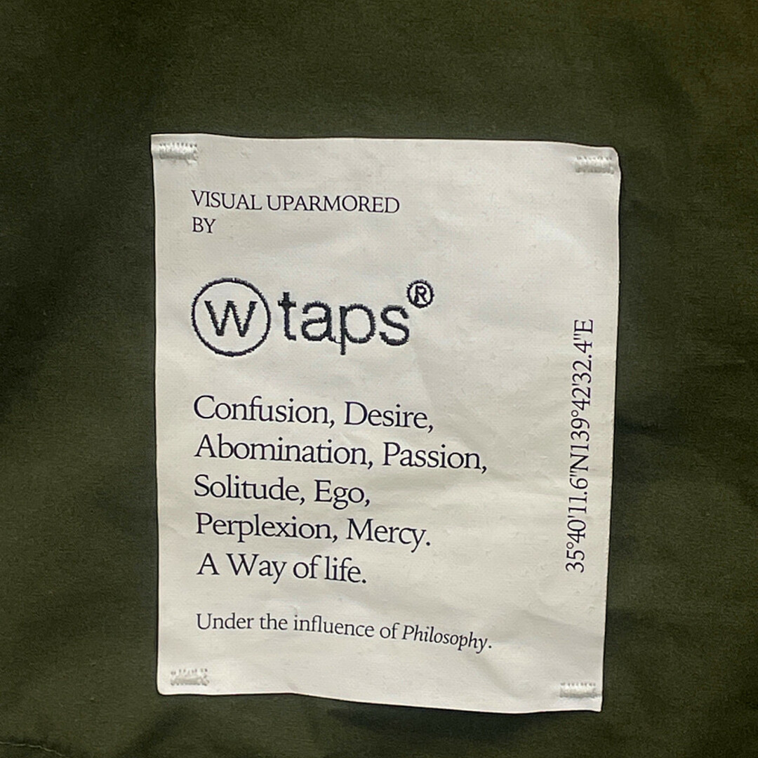 WTAPS ダブルタップス 23SS SMOCK /SS/ COTTON, WEATHER スモック 半袖Ｔシャツ サイズ 3 正規品 / 32045