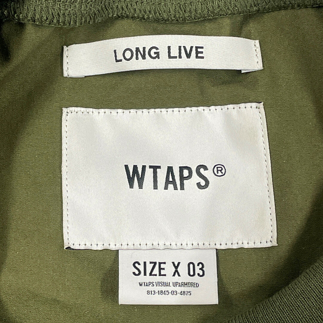 W)taps(ダブルタップス)のWTAPS ダブルタップス 23SS SMOCK /SS/ COTTON WEATHER スモック 半袖Ｔシャツ サイズ 3 正規品 / 32045 メンズのトップス(Tシャツ/カットソー(半袖/袖なし))の商品写真