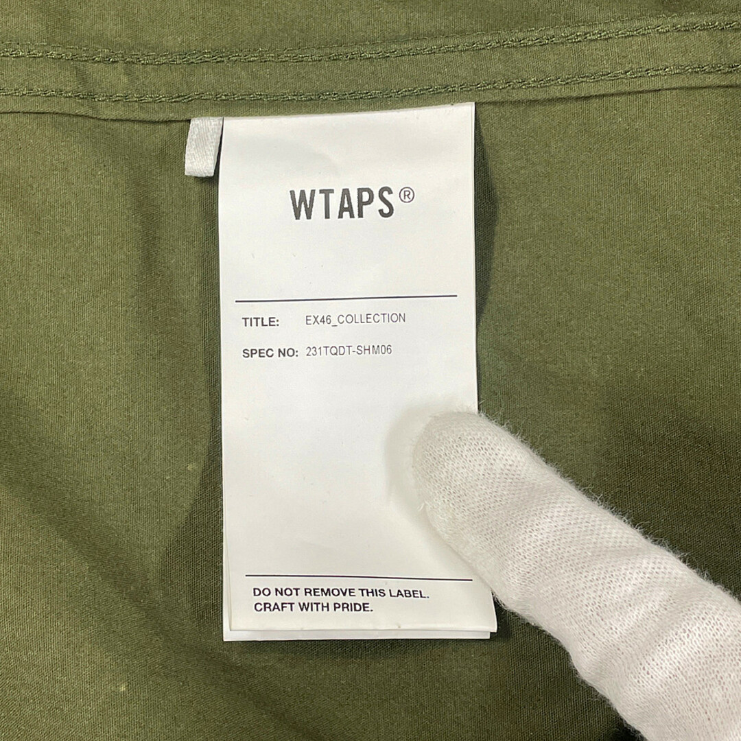 W)taps(ダブルタップス)のWTAPS ダブルタップス 23SS SMOCK /SS/ COTTON WEATHER スモック 半袖Ｔシャツ サイズ 3 正規品 / 32045 メンズのトップス(Tシャツ/カットソー(半袖/袖なし))の商品写真