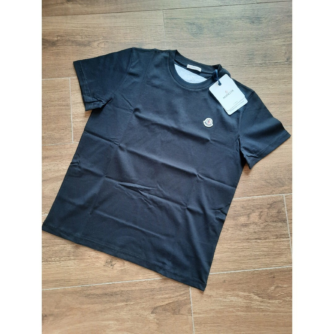 ⭐2023SS/新品 MONCLER ロゴTシャツ ブラック 12A/XS | フリマアプリ ラクマ