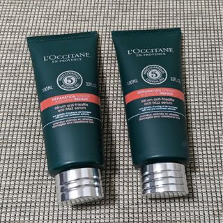 ロクシタン(L'OCCITANE)のロクシタン ファイブハーブス リペアリングヘアミルクセラム100ml　×２本(ヘアワックス/ヘアクリーム)