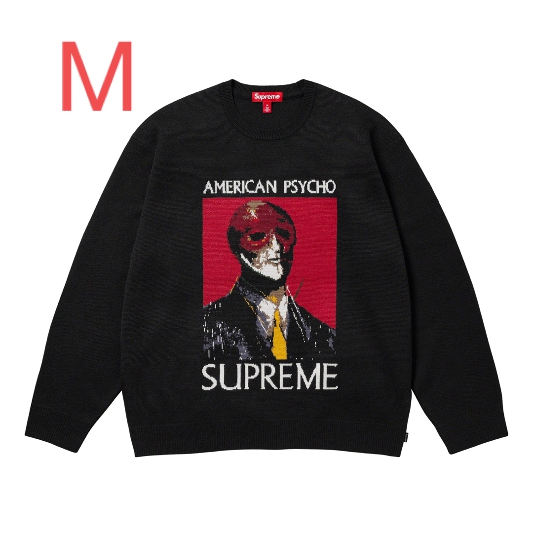 【即完】Supreme American Psycho Sweater Mサイズ