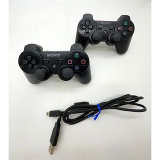 プレイステーション3(PlayStation3)のPS 3　ワイヤレスコントローラ (DUALSHOCK3) ブラック　2つ(その他)