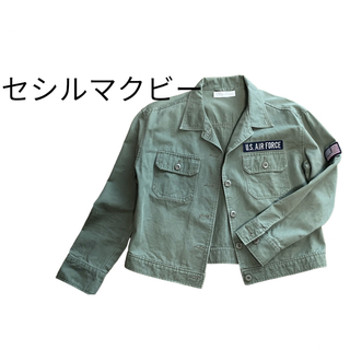 セシルマクビー(CECIL McBEE)のセシルマクビー　ミリタリー　ジャケット　アウター　コンパクト　美品(ミリタリージャケット)