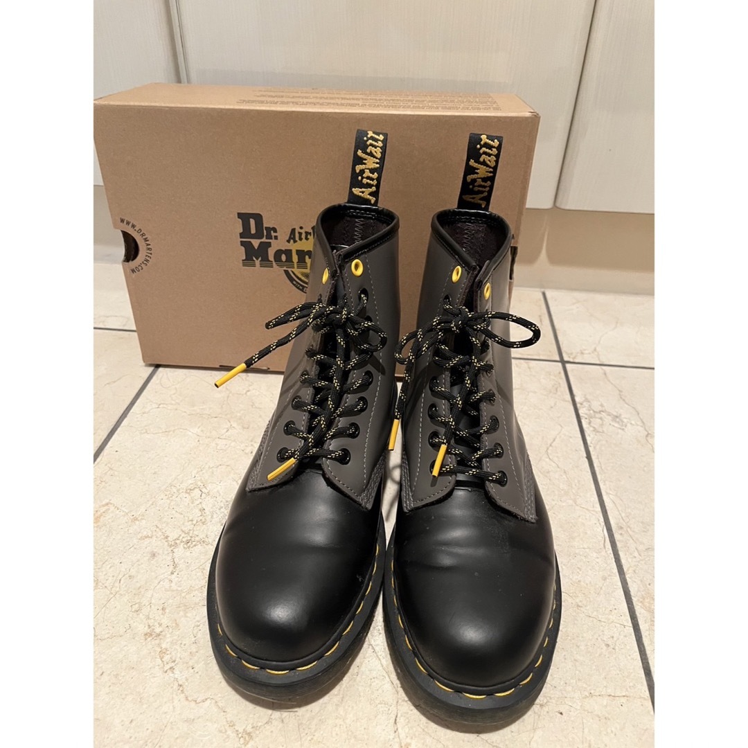 ドクターマーチン Dr.Martens ブーツ ショートブーツ 厚底 ダブルソール サイドジップ JADON 8ホール スムースレザー シューズ メンズ UK5 US6 EU38(24cm相当) ブラック