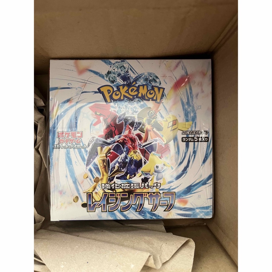 ポケモンカード　レイジングサーフ　強化拡張パック1ボックス　ポケカ エンタメ/ホビーのトレーディングカード(Box/デッキ/パック)の商品写真