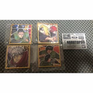 NARUTO ナルト 豆ガシャ ミニ色紙 セット ガチャ ガチャガチャ(その他)