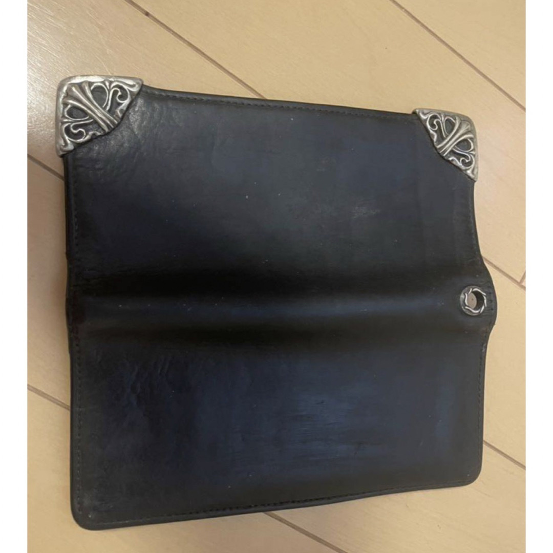 クロムハーツ ロング シングルフォールド チップス 長財布 財布 ウォレット