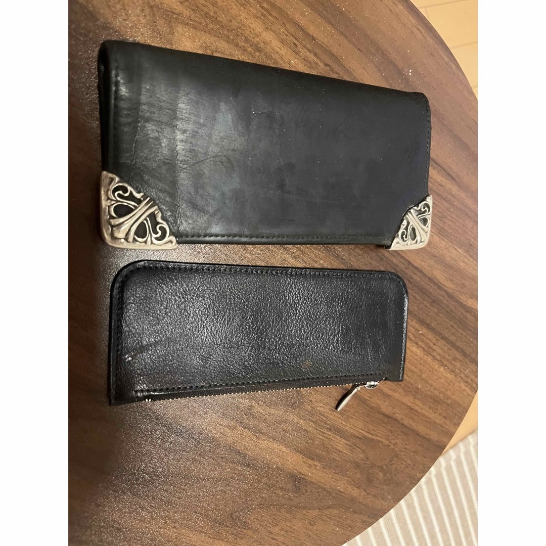 クロムハーツ ロング シングルフォールド チップス 長財布 財布 ウォレット