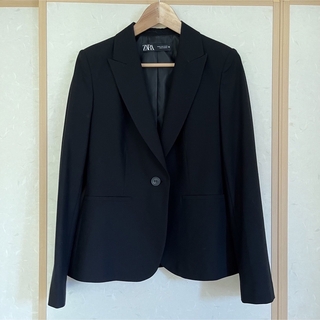 【美品】ZARA  ザラ　セットアップ　高級スーツ　ジャケット　パンツ　ブラック
