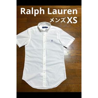 ポロラルフローレン(POLO RALPH LAUREN)のラルフローレン ボタンダウン 半袖 シャツ ホワイト XS     NO1526(シャツ)