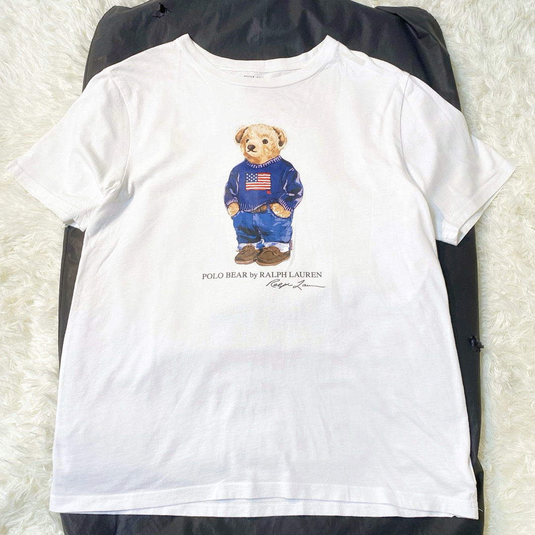 大人気♡ラルフローレン　ポロベアTシャツカットソー　アメリカンフラッグベア