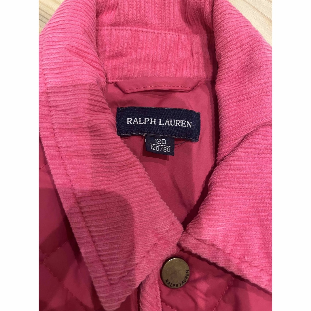 Ralph Lauren(ラルフローレン)のラルフローレン キルティングコート　ダウン　120 キッズ/ベビー/マタニティのキッズ服女の子用(90cm~)(コート)の商品写真