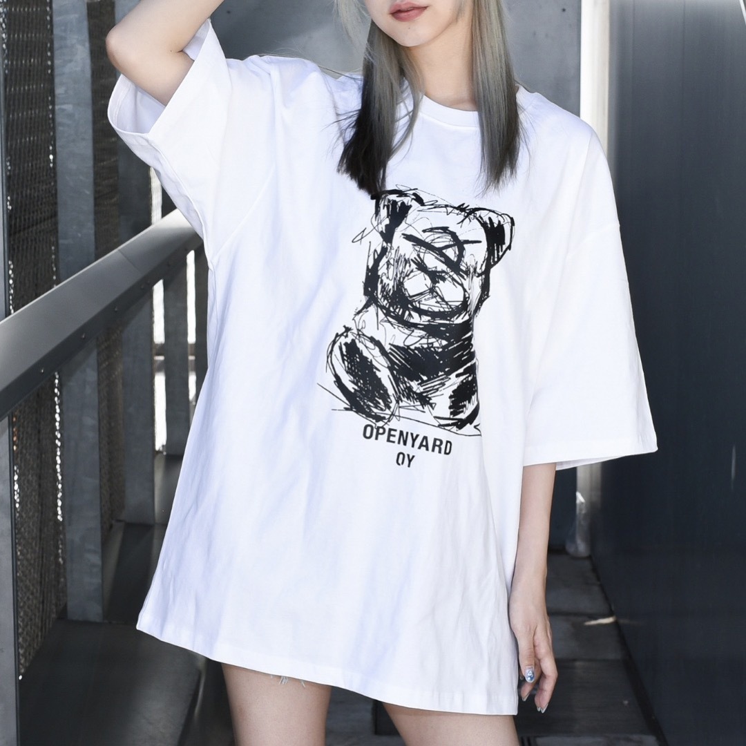 『OY/オーワイ』SKETCH ODOLLY/スケッチ オードリー半袖Tシャツ 1