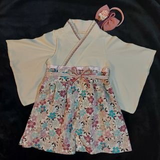 スウィートマミー(SWEET MOMMY)の値下げ!!おまけ付き♡スウィートマミー♡袴 ロンパース 女の子用 50〜70cm(和服/着物)