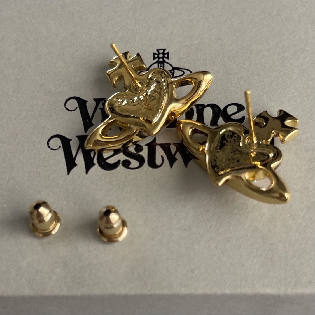 68】Vivienne Westwood　ディアマンテ  スカル　ピアス　両耳