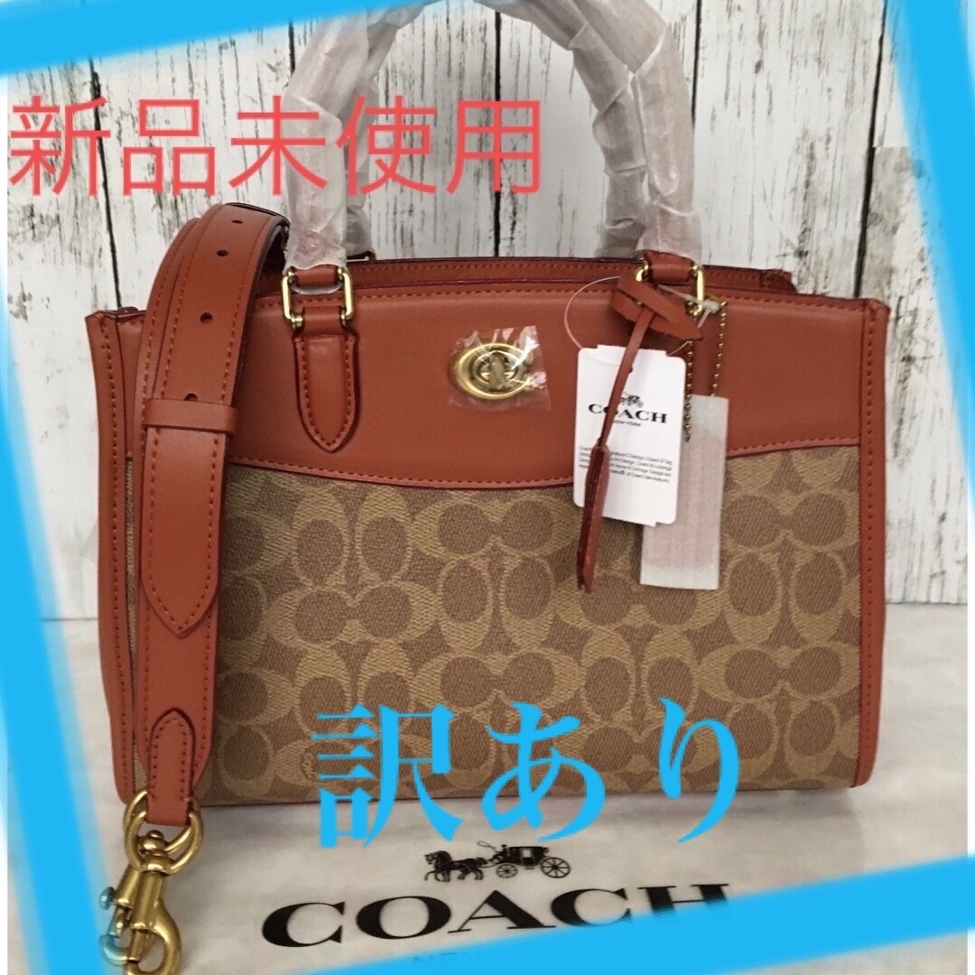 新品未使用COACHコーチ　ハンドバッグ　ブルックキャリーオール2way