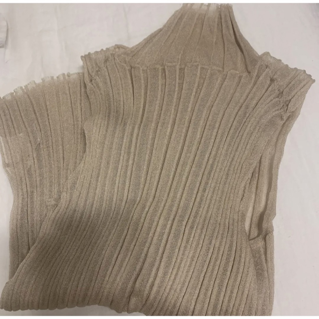 クリアランス超安い louren sheer turtleneck tops