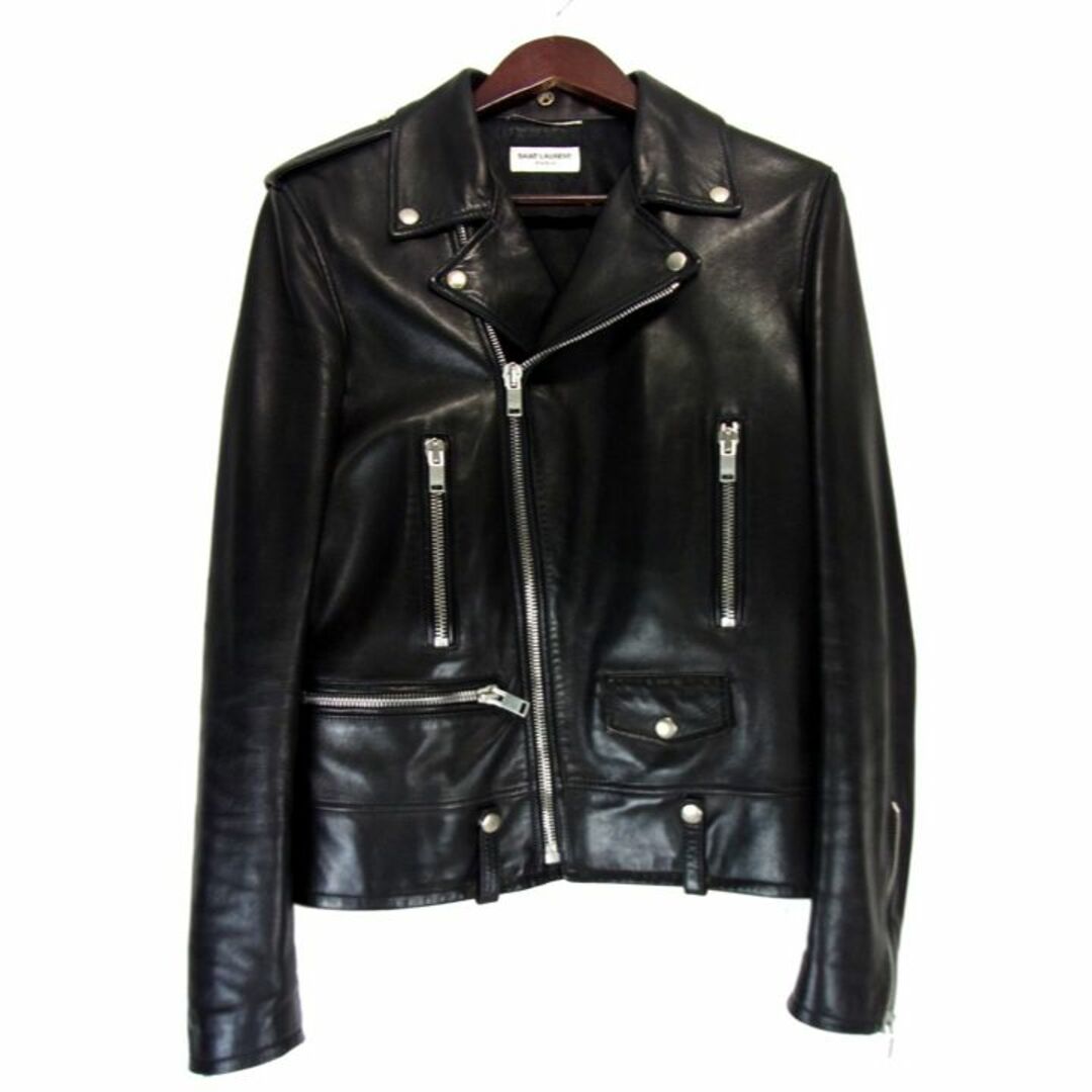 サンローランパリ バイ エディスリマン SAINT LAURENT PARIS by Hedi Slimane ■ 15AW 【 L01 Classic Motorcycle 397290 】 レザー ジャケット 29108