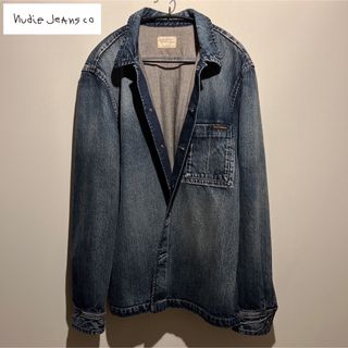 ヌーディジーンズ(Nudie Jeans)の定価3.8万 Nudie Jeans デニムジャケット デニムシャツ インディゴ(Gジャン/デニムジャケット)