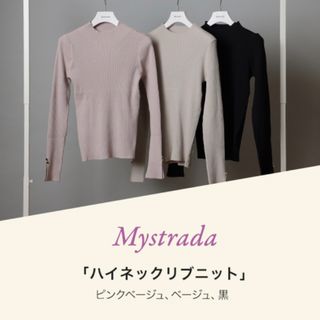 マイストラーダ(Mystrada)のアルノハナ様専用 マイストラーダ ノベルティ ハイネックリブニット 新品 未使用(ニット/セーター)