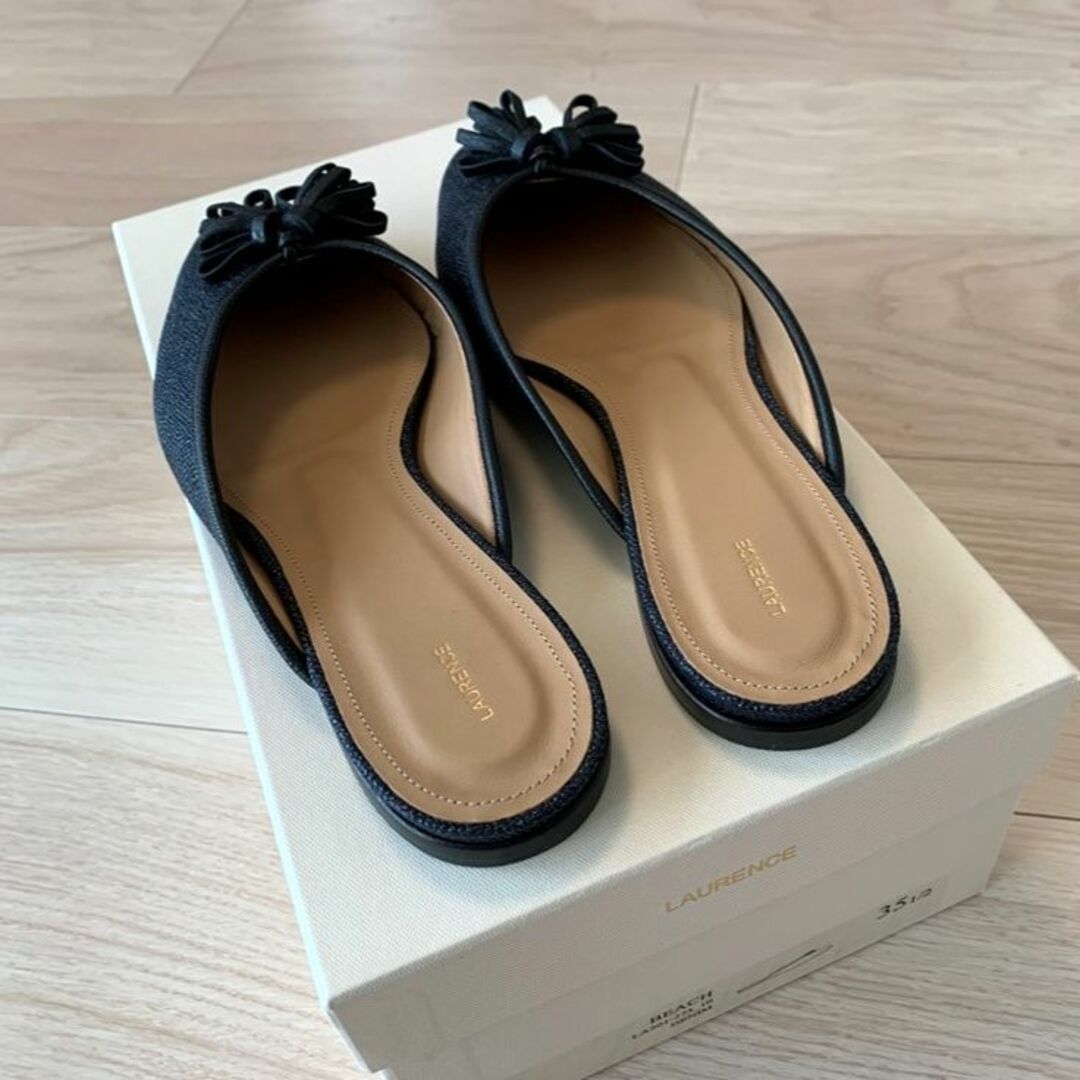 UNITED ARROWS(ユナイテッドアローズ)の新品★LAURENCE★BEACH フラット ミュール タッセル付き 35h レディースの靴/シューズ(ミュール)の商品写真