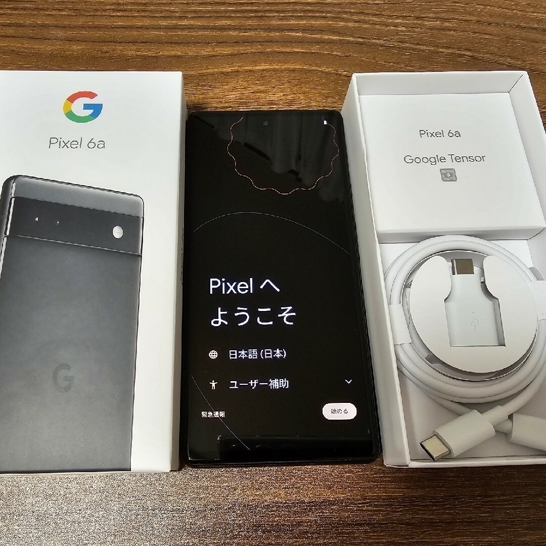 Google Pixel(グーグルピクセル)の中古 Google Pixel 6a スマホ/家電/カメラのスマートフォン/携帯電話(スマートフォン本体)の商品写真