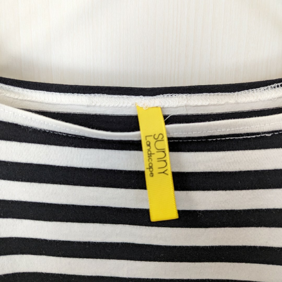 SunnyLandscape(サニーランドスケープ)の【最終SALE】【サニーランドスケープ】 Tシャツ  ママ M ボーダー レディースのトップス(Tシャツ(半袖/袖なし))の商品写真