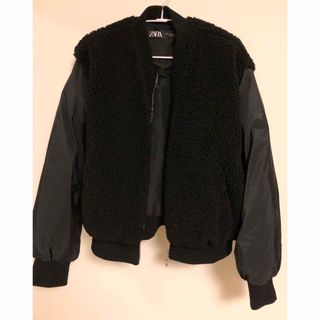 ザラ(ZARA)のZARA ボアアウター　MA-1ブルゾン(ブルゾン)