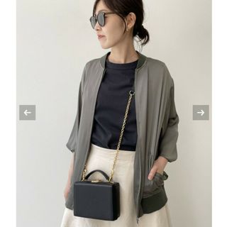 アパルトモンドゥーズィエムクラス(L'Appartement DEUXIEME CLASSE)のL'Appartement Satin MA-1 Blouson(ブルゾン)