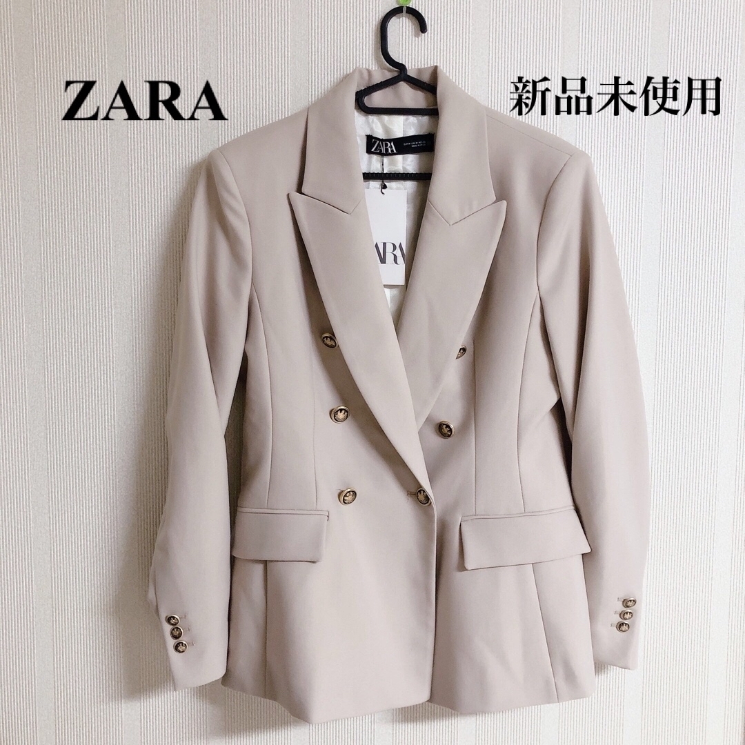 新品未使用 ZARA テーラーメイドジャケット 金ボタン ダブル | フリマアプリ ラクマ
