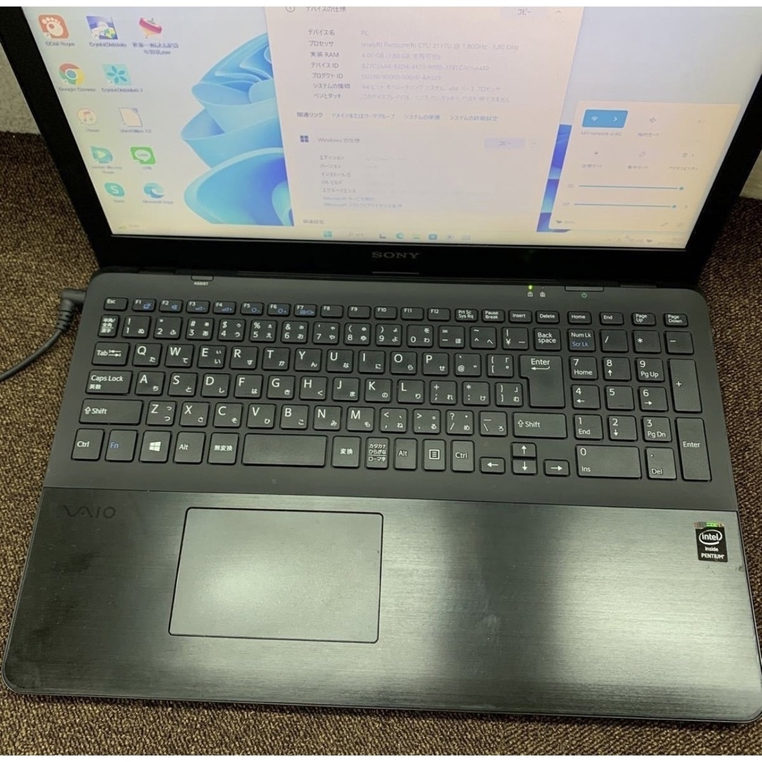 SONY - SonyVaioノートパソコンWEBカメラ Windows11オフィス付きの通販