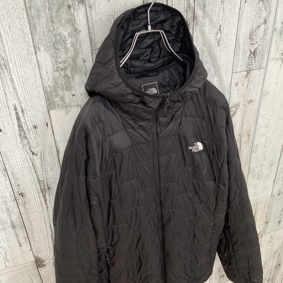 THE NORTH FACE(ザノースフェイス)の【訳あり☆オススメ】ノースフェイス　中綿ジャケット　ブラック　レディース2XL レディースのジャケット/アウター(その他)の商品写真