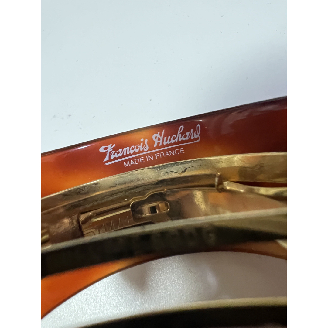 Francois Huchard フランス製　ヘアバレッタ　アンティーク レディースのヘアアクセサリー(バレッタ/ヘアクリップ)の商品写真