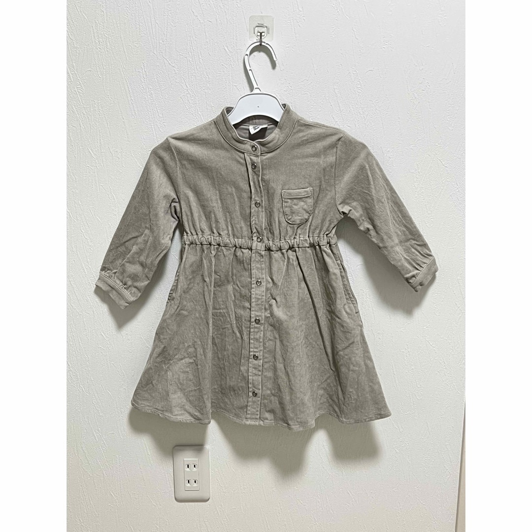 SiShuNon(シシュノン)の100サイズ･コーデュロイワンピース キッズ/ベビー/マタニティのキッズ服女の子用(90cm~)(ワンピース)の商品写真