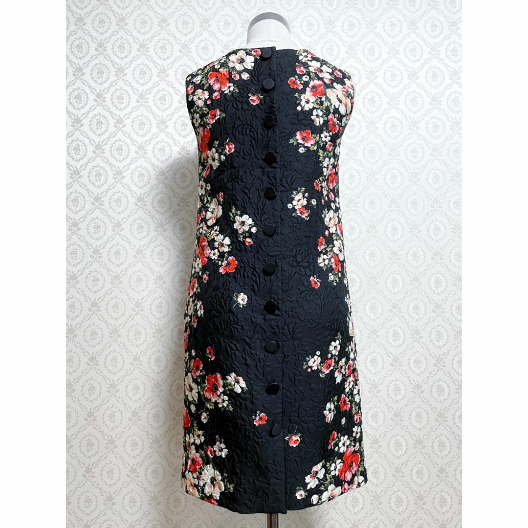 美品 DOLCE&GABBANA ドルチェ&ガッバーナ 花柄ジャカードワンピース
