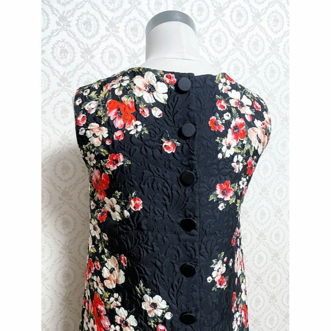 美品 DOLCE&GABBANA ドルチェ&ガッバーナ 花柄ジャカードワンピース