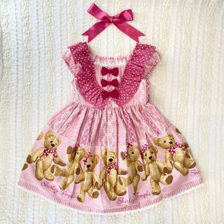 Shirley Temple - 新品シャーリーテンプル120  くま ベアワンピース ...