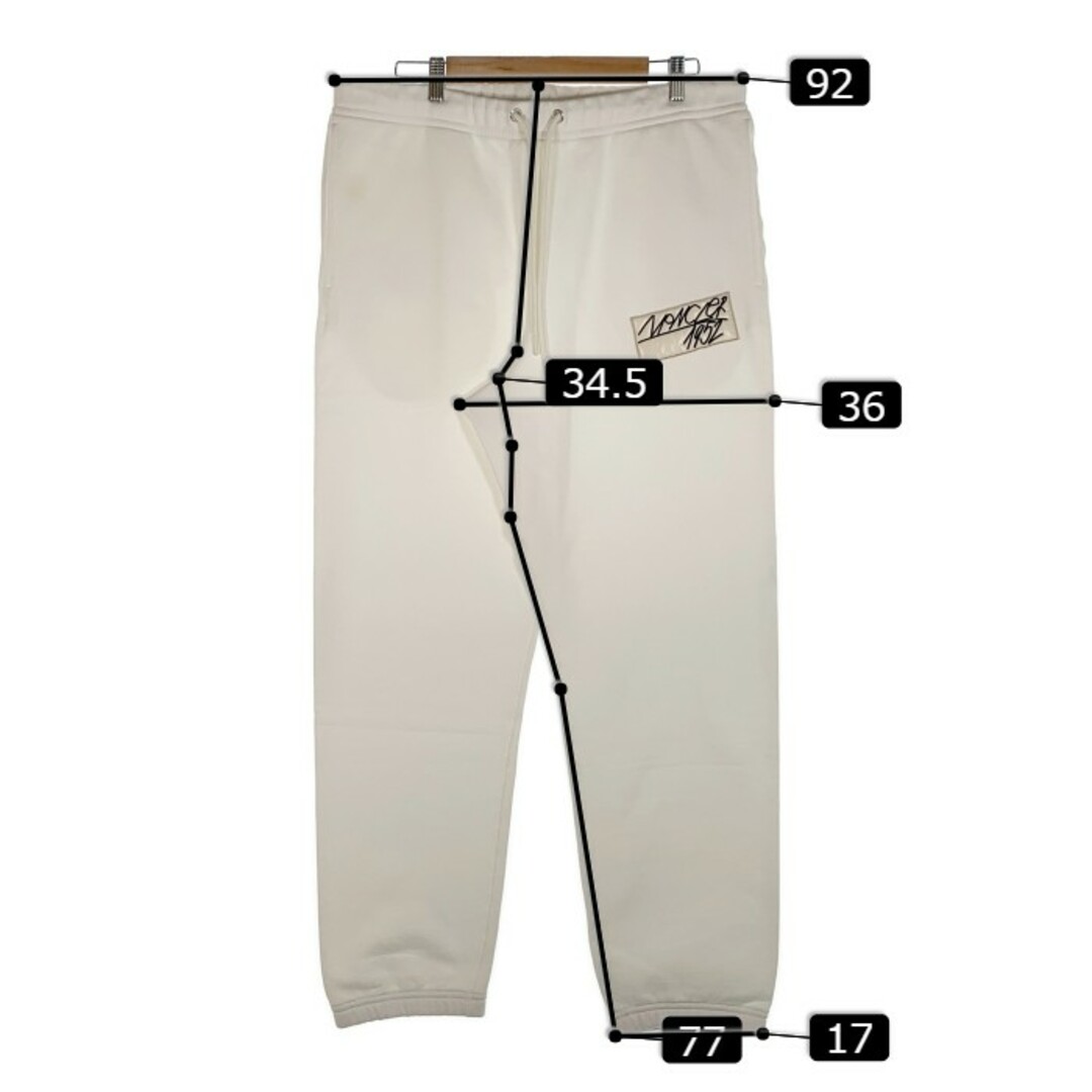 サイズS■新品■モンクレール GENIUS 1952スウェットパンツ 白 メンズ