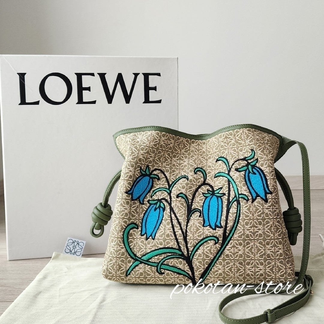 LOEWE - 新品同様【ロエベ】フラメンコ クラッチ ハーバリウム刺繍