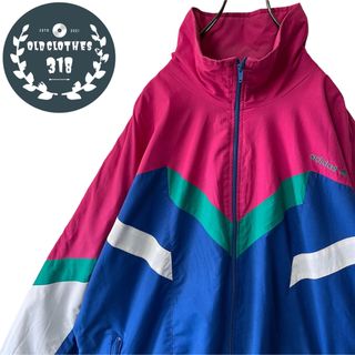 アディダス(adidas)の【ADIDAS】アディダス 80s スペイン製 ウインドブレーカー マルチカラー(ブルゾン)