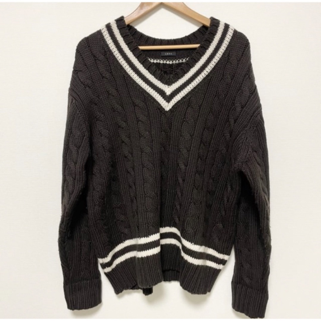 YAECA - LENO TILDEN KNIT SWEATERの+ecopontes.com.br