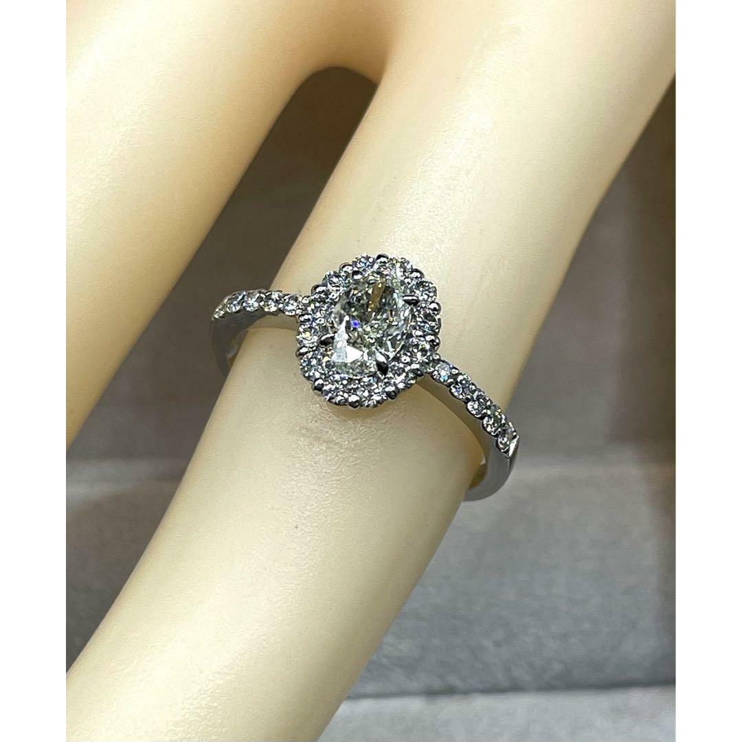 最終交渉可JQ147☆高級 ダイヤモンド0.864ct プラチナ リング ソ付-