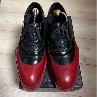 プラダ PRADA メダリオンシューズ ビジネスシューズ レザー 8 約27cm