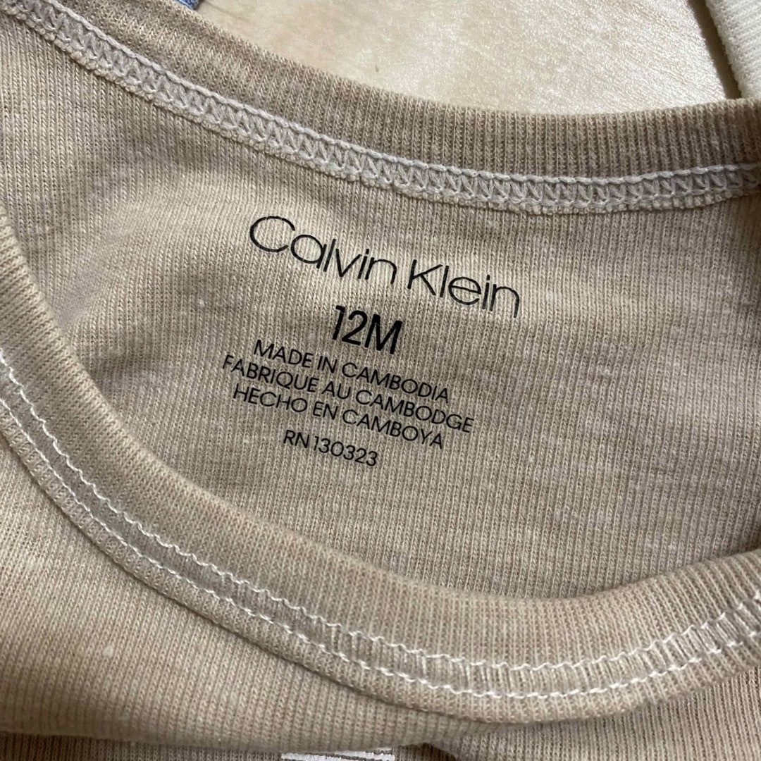 Calvin Klein(カルバンクライン)のCalvin Klein ロンパース　4点セット キッズ/ベビー/マタニティのベビー服(~85cm)(ロンパース)の商品写真