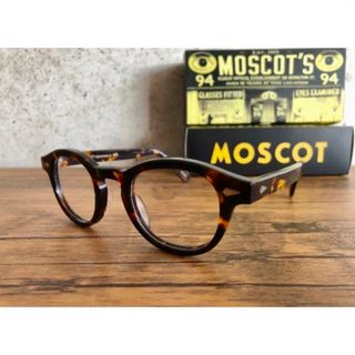 MOSCOT - MOSCOT LEMTOSH 44 BLACK/CRYSTAL レンズ付きの通販 by