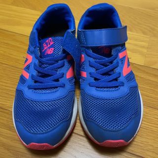 ニューバランス(New Balance)のニューバランス 570 21cm  ブルー/ピンク(スニーカー)